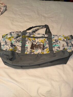 Gray Camo Duffel Bag